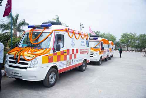 Spencer at Ambulance Launch